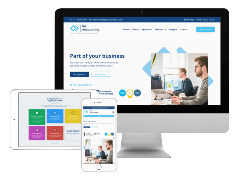 Website Mockup Web Development Agency